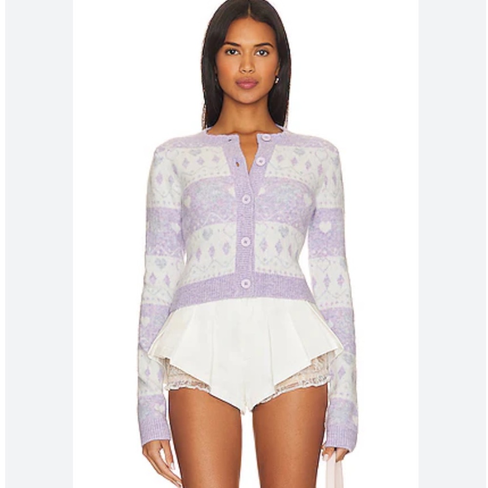 MAJORELLE Marnie Fairisle Cardigan